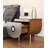 Vintage style movable multifunctional bedside table