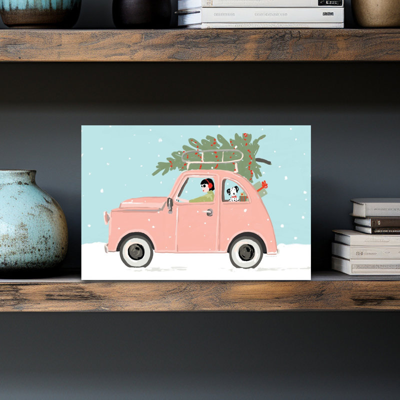 To My Bff's House 1 Piece Wrapped Canvas Wall Art, 30.48cm H x 45.72cm W