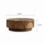 Table basse ronde en bois