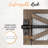 Rectangle Wall Mounted Pot Rack
