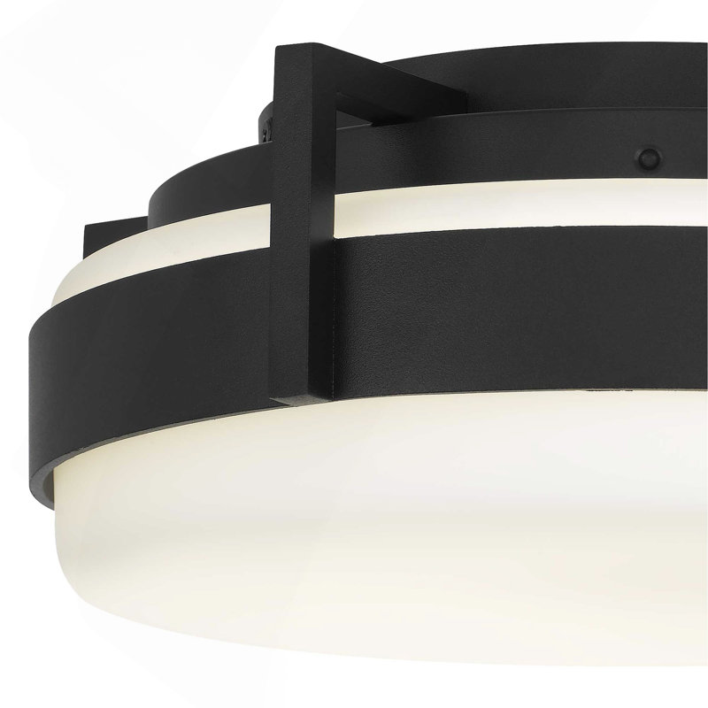 15" Integrated LED Flush Mount, 4.5" H x 15" W x 15" D