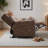 zero clearance recliner  Power Recliner for Small Space RV Living Room with Rolled Arm, Faux Leather-985178003