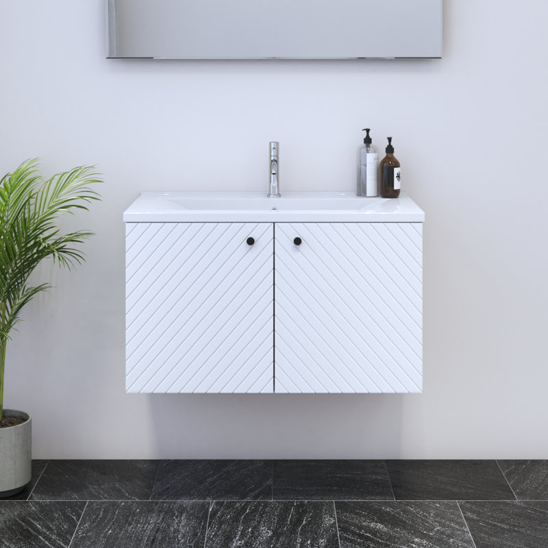 Meuble-lavabo flottant 31,5 po Avela