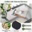 Table basse à plateau en verre 39,4 "avec tablette en rotin ABS-641936104