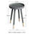 Round End Table with Tray Top, Gray-347893467