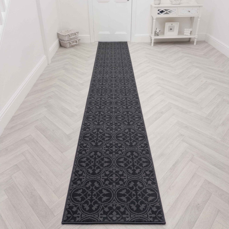 Runner Geometric Shapes Area Rug, Runner 60 x 240 cm