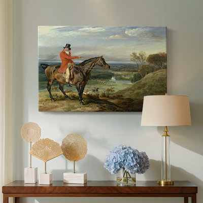 James Ward "Equestrian Portrait (A Gentleman on a Hunter)" - Museum Quality Gallery Wrapped Canvas Wall Art