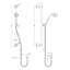 Full/Standard Slide Bar Shower Head with No