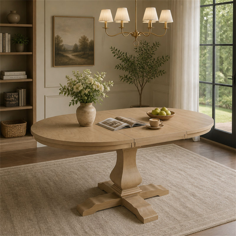 OVALE EXT. Table à manger, Light Natural