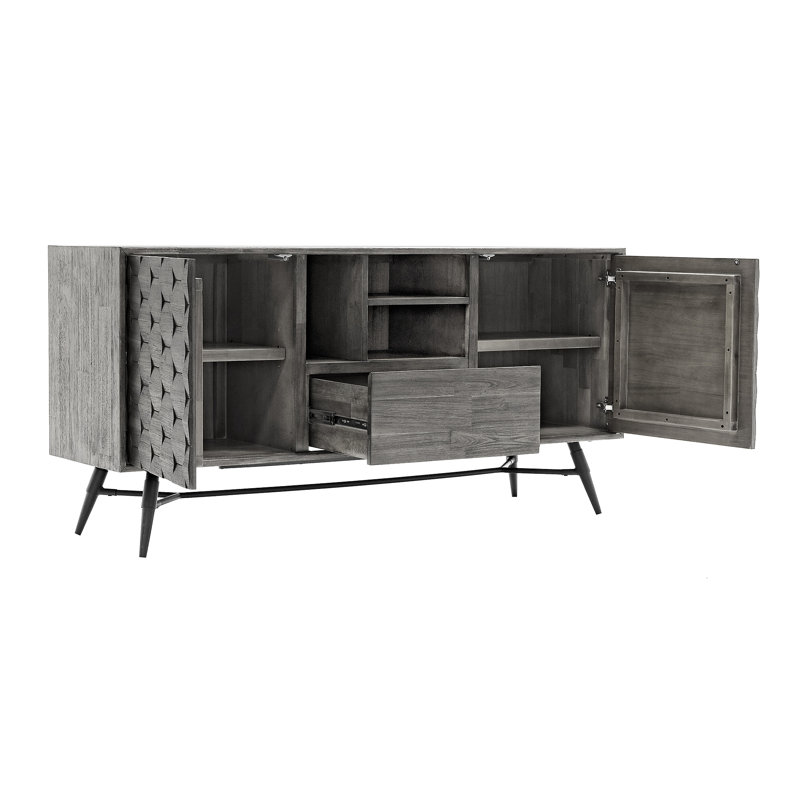 Buffet en bois d'acacia