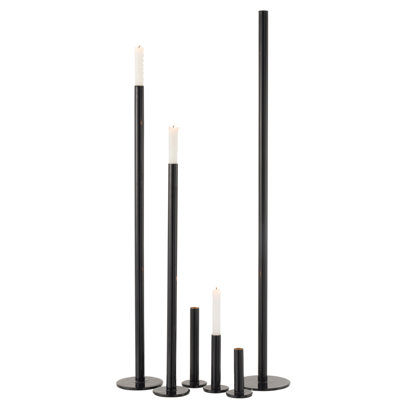 Cozy 3 Piece Metal Tabletop Candlestick Set