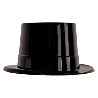 Black Plastic Topper - Pack of 24