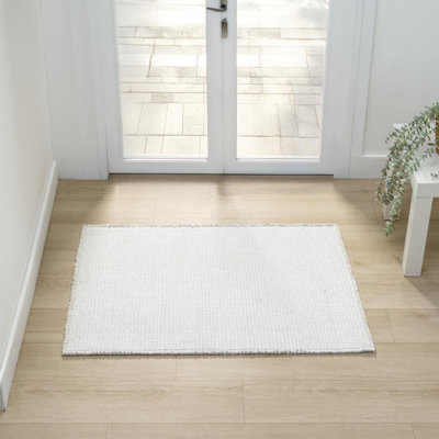 Tapis à deux tons à franges