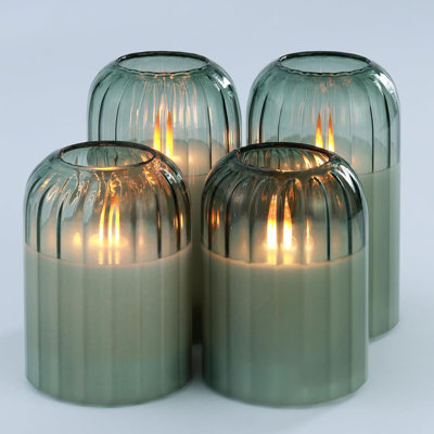 Glass Flameless Candle
