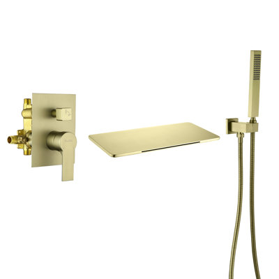 Wall Tub Spout with Diverter