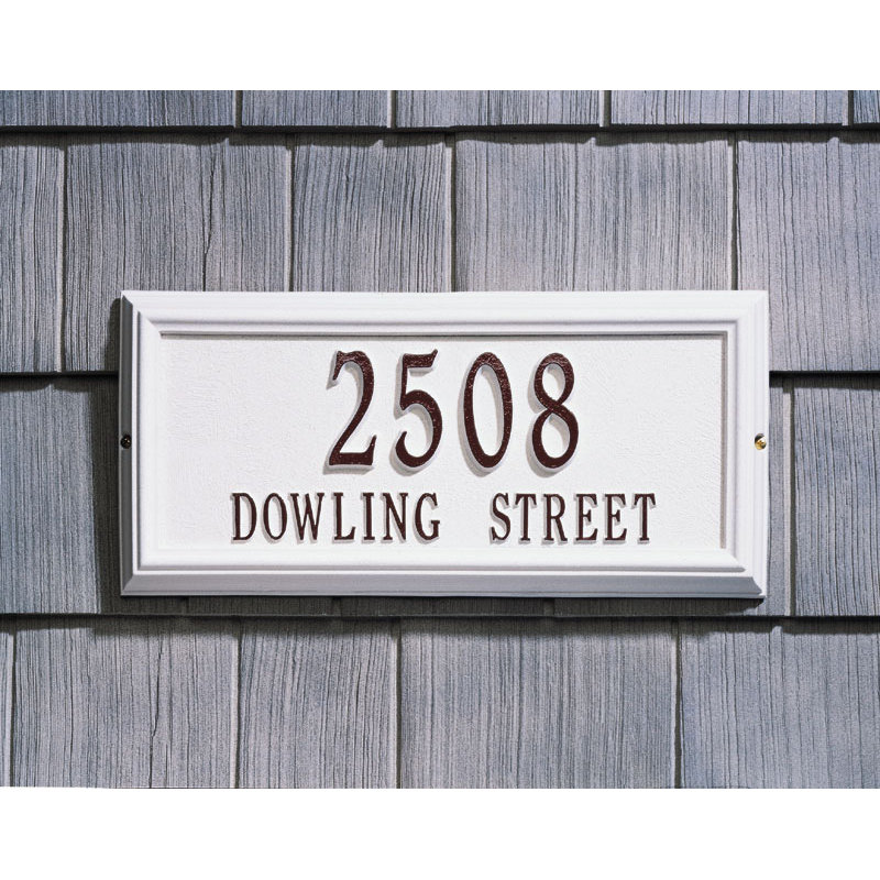 Plaque d'adresse murale Springfield, Oui