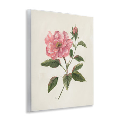 Rosie Rose Flower Blossom Wall Plaque, design by Nan
