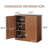 34.3" Modern Wavy Sideboard, Curved Contour Design Storage Cabinet, 2-Door Cabinet With Storage Function, Suitable For Kitchen/Bedroom/Living Room-1931359406