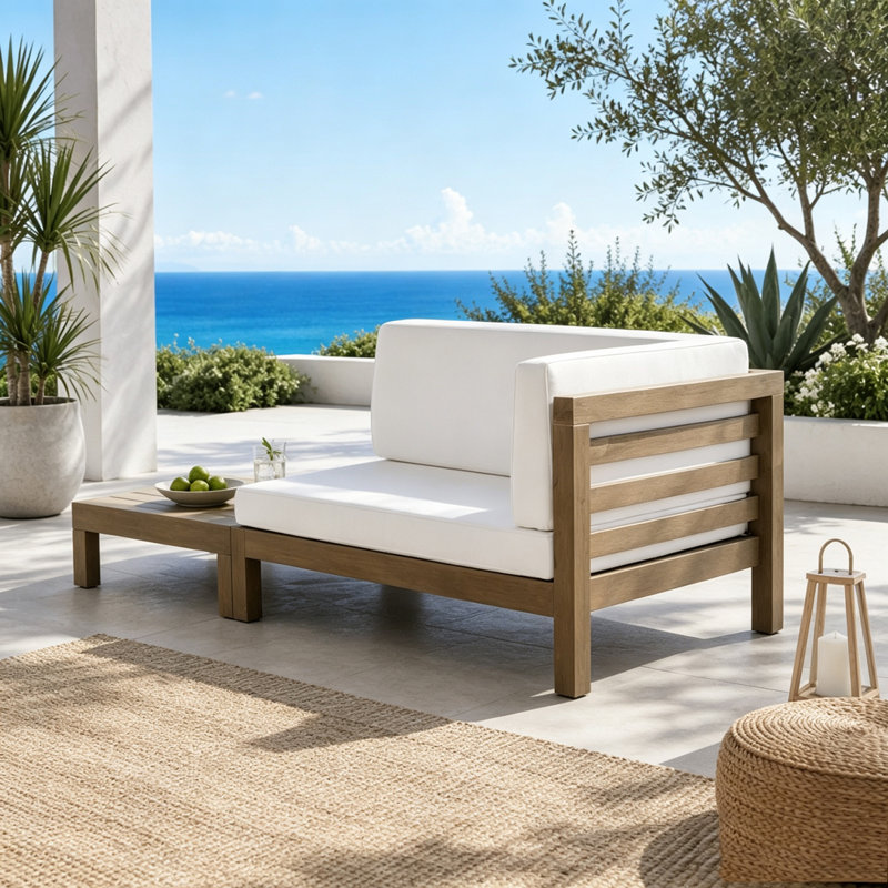 ENSEMBLE BANC ET TABLE DE CAFÉ