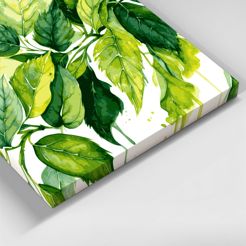 Art mural sur toile Botanical, H 12 po x l 18 po