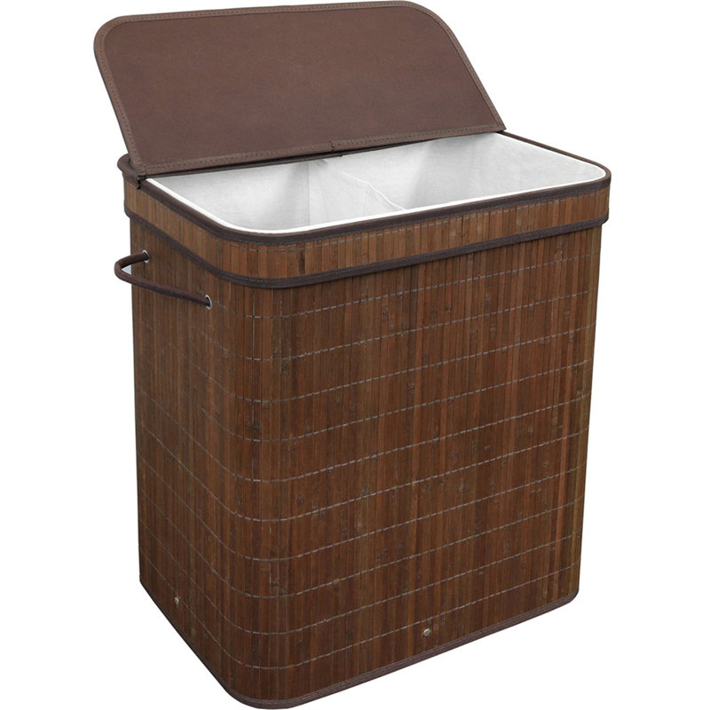 Panier à linge en bambou