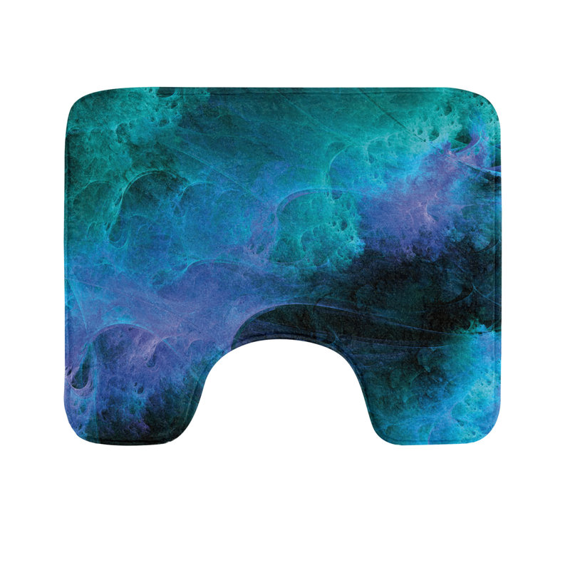 Tapis de salle de bain en U Fractal