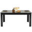 Table de salle à manger rectangulaire en bois pour 4-6 personnes (table seulement)