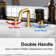 Widespread 2-handle Bathroom Faucet with Drain Assembly