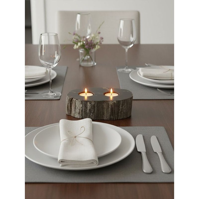 Wood Tealight Holder