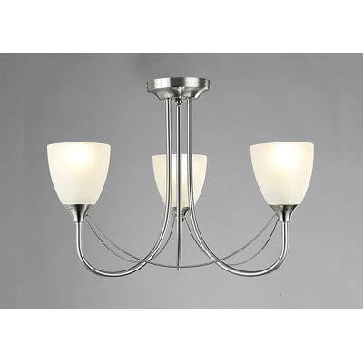 Combs 3-Light Shaded Chandelier