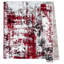 Tapis noir / rouge / blanc cassé à motif abstrait Hellie-192525060