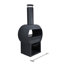 Circle Steel Smokeless Chimnea