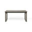 Table de salle à manger extensible en bois gris
