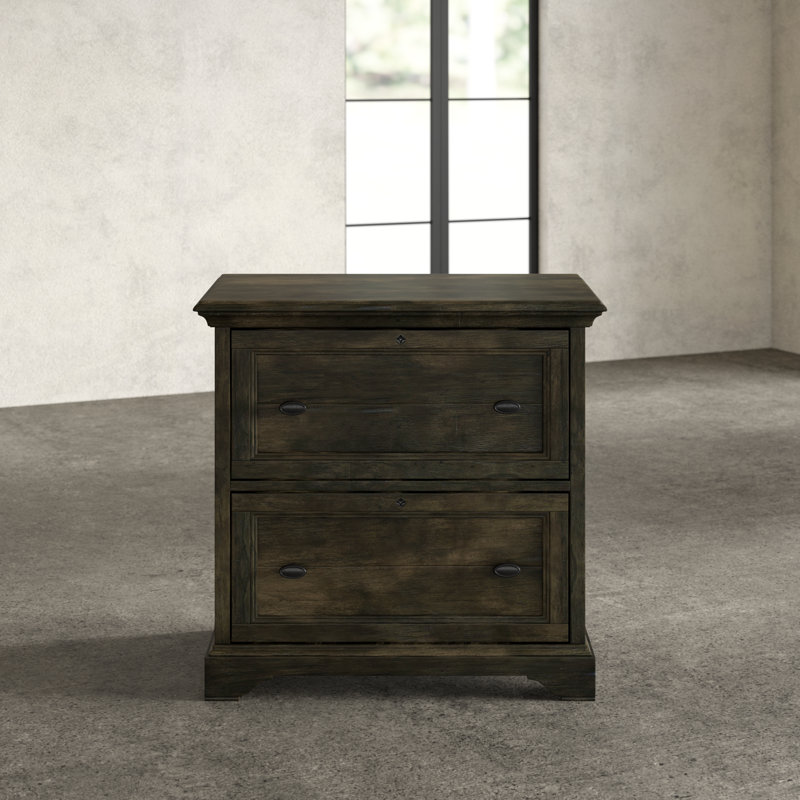 32 " Wide 2 Solid Wood Lateral Filing Cabinet