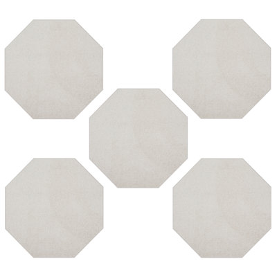 Slemp Furnish My Place Modern Plush Pet and Kids Friendly Solid Color Area Rug in Off White Set Of 5, Stain & Fade Resistance, Perfect for Living Room, Dining Room, Bedroom, Playroom and Kidsroom, Event, Wedding Rug