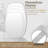 Oval Bathroom Vanity Mirror with Brushed Aluminum Alloy Frame, Decorative Wall Mirror, Horizontal or Vertical Mount for Bathroom, Bedroom, Living Room, Entryway-1423905665-1423905676