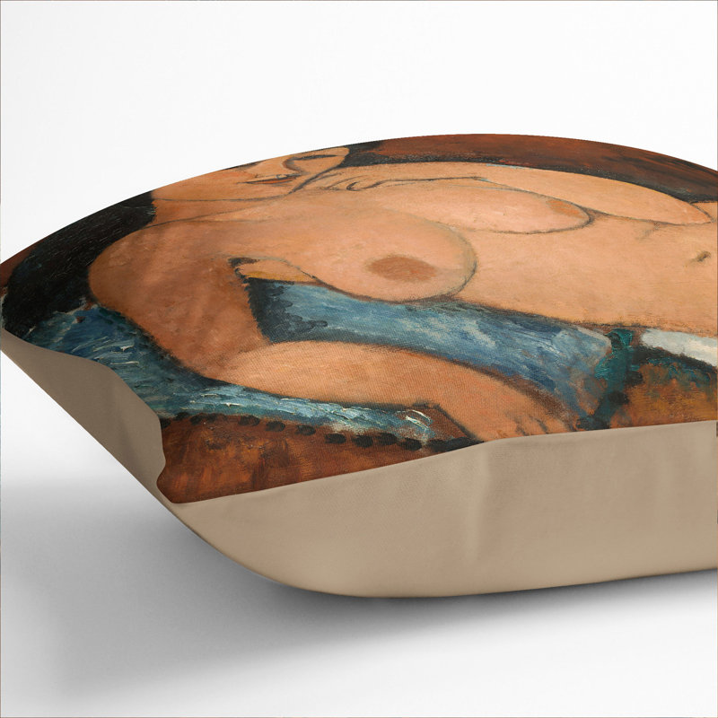 Nude Female Vol.3 Square Throw Cushion, Stone, 55cm H x 55cm W x 20cm D