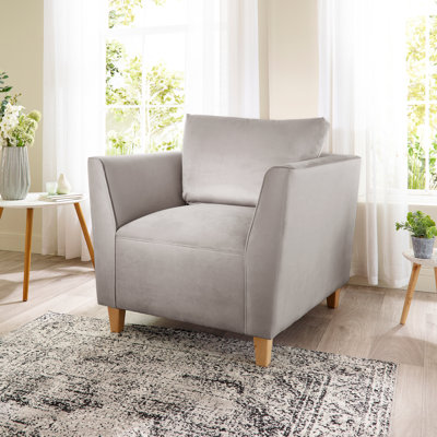 Audington Velvet Armchair