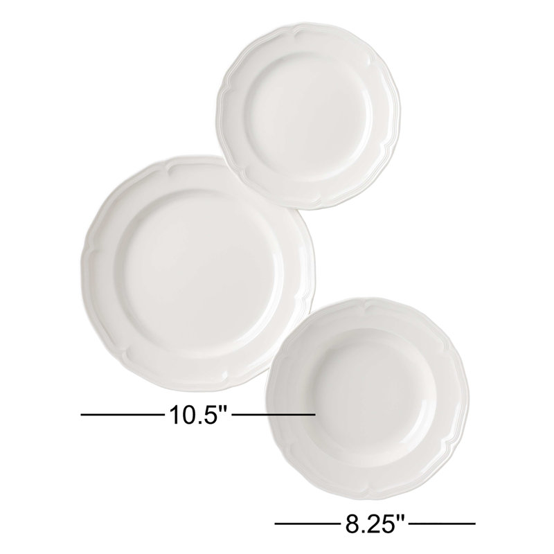 Villeroy & Boch Manoir 18 Piece Dinnerware Set, Service for 6