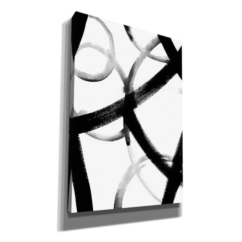 Orren Ellis «Monochrome Ripple I» par Grace Popp, H 26 po x l 18 po x P 0,75 po