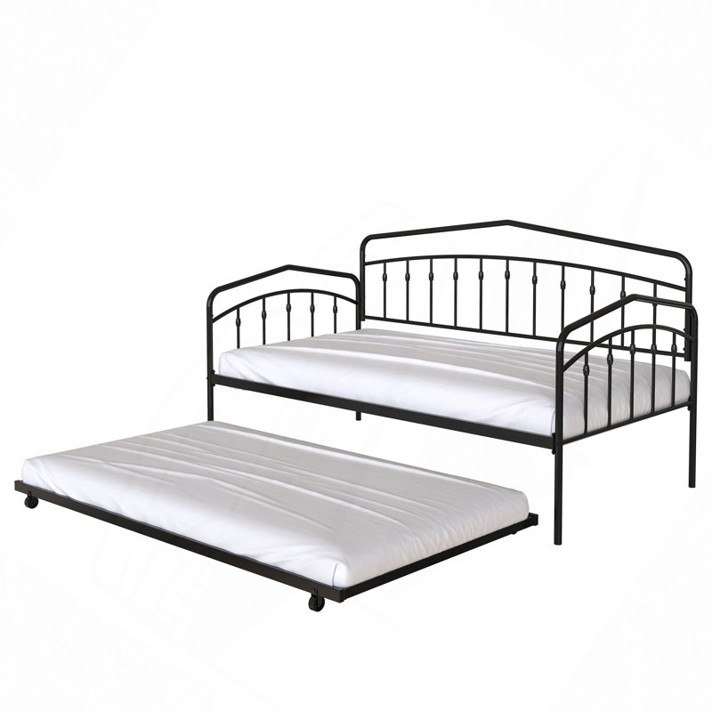 Daybed With Trundle, Black