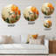 Hardedge Art Earthy Euphony VII - Horloge murale abstraite-628894678