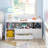 Toy Storage Organizer Kids With 2 Drawers And Doors Cabinet