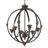 6 - Light Candle Style Globe Chandelier-1729039476