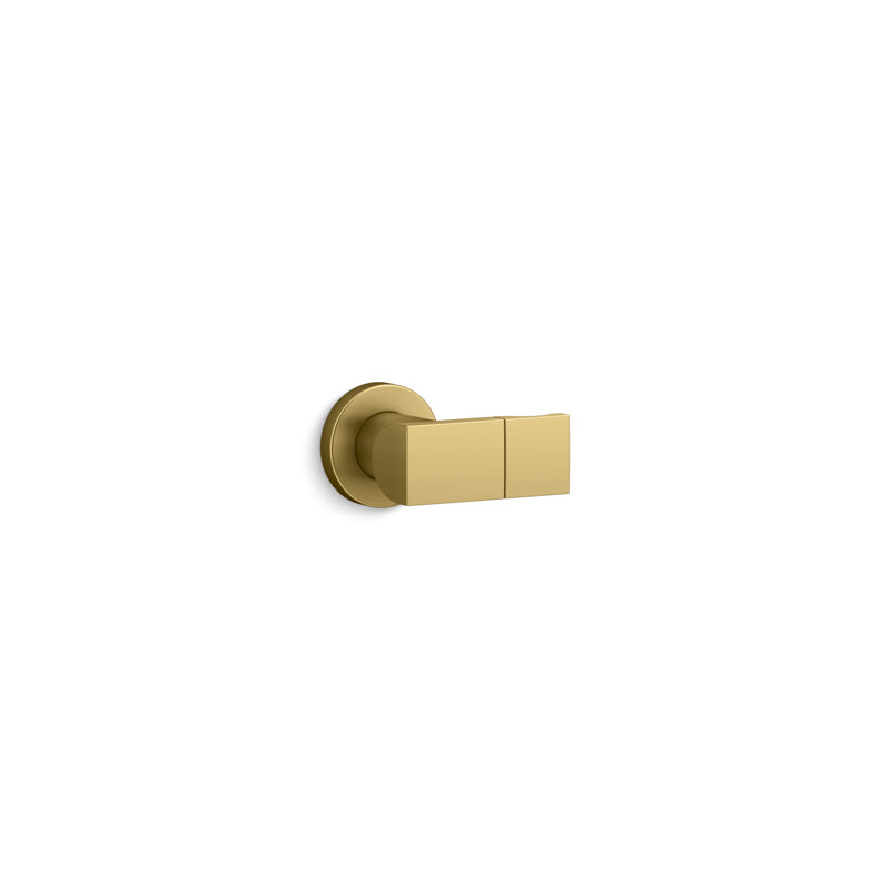 Exhale Adjustable Wall Bracket, Vibrant Brushed Moderne Brass