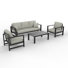 Dulcie 5-Person Seating Set with Sunbrella® Cushions