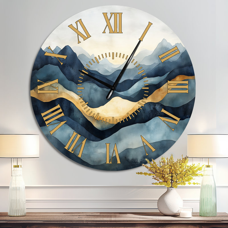 Horloge murale Bold Earth Horizon, Surdimensionné