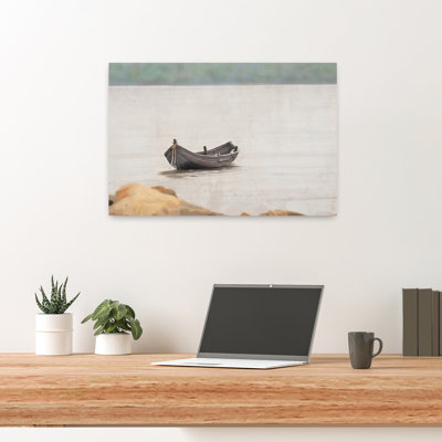 «Drifting In Stillness Peaceful Tranquil Abstract Landscape Art»