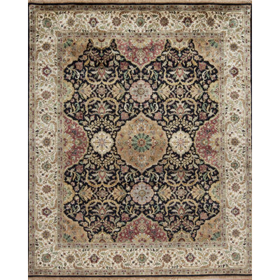 Silver Screen Hand Knotted Wool Indoor Rug