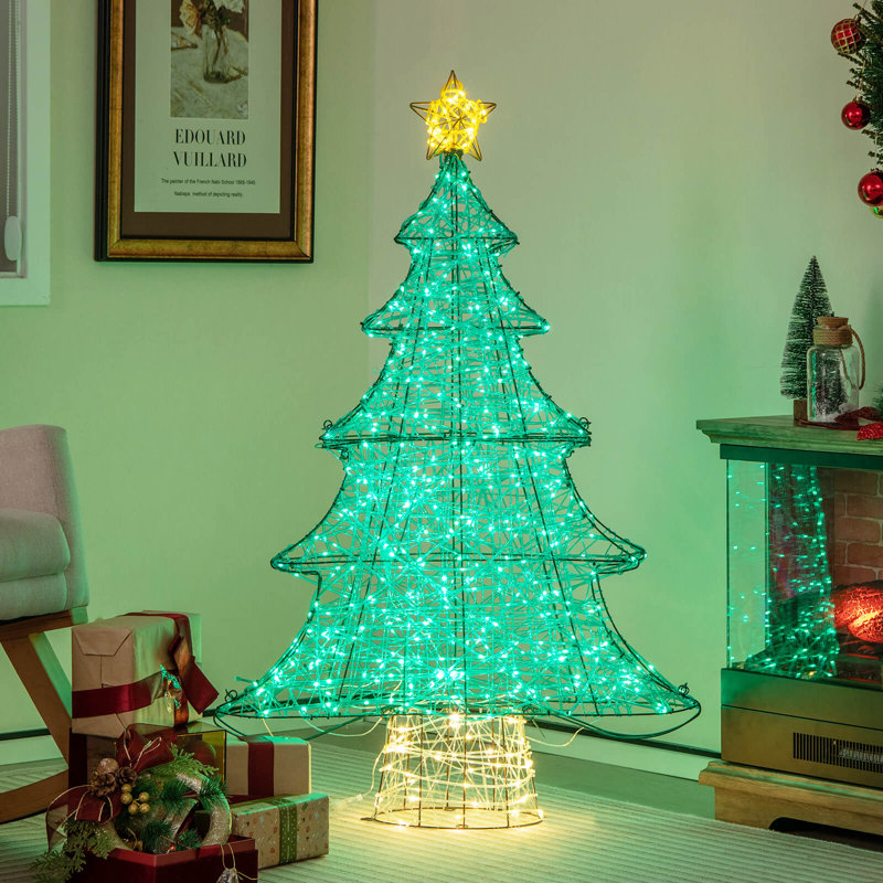Arbre de Noël artificiel lumineux 4,1 pi